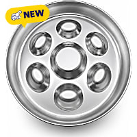 PawsPik Circular Ridge Stainless Steel Slow-Feed Dog Bowl