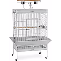 Prevue Pet Products Signature Select Series Wrought Iron Bird Cage in Pewter