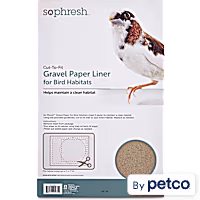 So Phresh Gravel Paper Liner for Bird Habitats