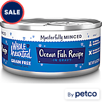 WholeHearted All Life Stages Grain-Free Oceanfish Recipe Minced in Gravy Wet Cat Food