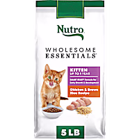 Nutro Wholesome Essentials Chicken & Brown Rice Recipe Kitten Dry Cat Food