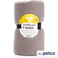 EveryYay Dark Gray Let's Snuggle Cozy Sherpa Pet Throw