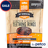 Good Lovin' Rawhide-Free Pumpkin Puppy Ring Dog Treats
