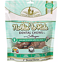 Fieldcrest Farms Nothin' to Hide 5" Dental Bone Beef Flavor Dog Chew