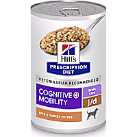 Hill's Prescription Diet Brain Care + j/d Joint Care Rice & Turkey Wet Dog Food