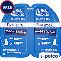 WholeHearted Grain-Free Whitefish & Tuna Recipe in Gravy PateCat Food Split Cups