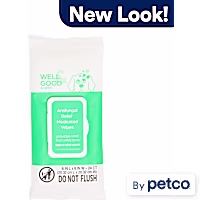 Well & Good Antifungal Relief Medicated Wipes for Dogs