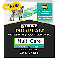 Purina Pro Plan Veterinary Multi Care Feline, Digestive Probiotics, Immune Support Cat Supplements