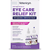 Vetericyn Eye Cleaning + Irritation Relief Antimicrobial Pet Eye Care Relief Kit