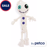 Petco Halloween Voodoo Doll Rope Dog Toy