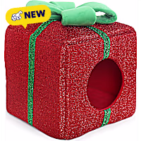Prevue Pet Products Holiday Gift Hideaway Cat Bed