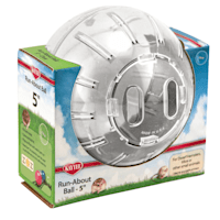 Kaytee Clear Run-About Exercise Ball for Small Animals