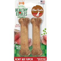 Nylabone Healthy Edibles Roast Beef Flavored Dog Bone Chews