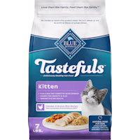Blue Buffalo Tastefuls Chicken Recipe with DHA, Made in the USA, Natural Ingredients Dry Kitten Food
