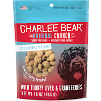 Charlee Bear Original Crunch Turkey Liver & Cranberries Dog Treats