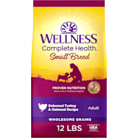 Wellness Complete Health Natural Small Breed Turkey and Oatmeal Recipe Dry Dog Food