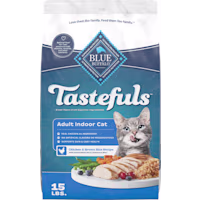 Blue Buffalo Tastefuls Chicken & Brown Rice Recipe Natural Dry Food for Adult Indoor Cats