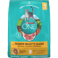 Purina ONE Tender Selects Blend With Real Chicken Natural Dry Cat Food