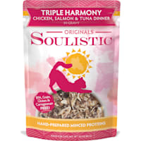 Soulistic Originals Triple Harmony Chicken, Salmon & Tuna Dinner in Gravy Wet Cat Food