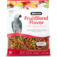 ZuPreem AvianMaintenance FruitBlend Premium Bird Diet for Medium & Large Birds