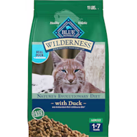 Blue Buffalo Wilderness Nature's Evolutionary Diet High-Protein, Grain-Free Duck Natural Dry Food for Adult Cat