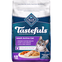 Blue Buffalo Blue Tastefuls Chicken and Brown Rice Recipe Natural Dry Food for Active Adult Cats