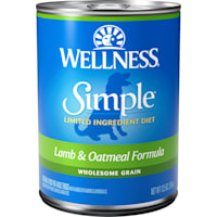 Wellness Simple Limited Ingredient Lamb & Oatmeal Canned Natural Wet Dog Food