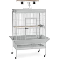 Prevue Pet Products Signature Select Series Wrought Iron Bird Cage in Pewter
