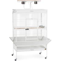 Prevue Pet Products Signature Select Series Wrought Iron Bird Cage in Chalk White