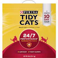 Purina Tidy Cats Clumping Odor Control 24/7 Performance Low Dust and Low Tracking Multi Cat Litter