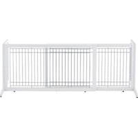 Richell Freestanding Pet Gate in Origami White