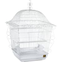 Prevue Pet Products Designer Scrollwork Series Jumbo Tiel Scrollwork Bird Cage in White