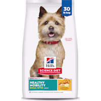 Hill's Science Diet Adult Healthy Mobility Small Bites Chicken Meal, Brown Rice & Barley Recipe Dry Dog Food