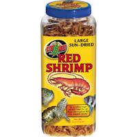 Zoo Med Large Sun-Dried Red Shrimp Aquatic Turtle Food