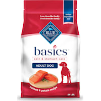 Blue Buffalo Basics Skin & Stomach Care, Limited Ingredient, Salmon, Adult Dry Dog Food