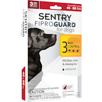 Sentry FIPROGUARD Dog & Puppies 45 to 88 lbs. Topical Flea & Tick Treatment