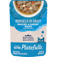 Natural Balance Platefulls Mackerel & Sardine in Gravy Indoor Formula Adult Wet Cat Food