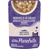 Natural Balance Platefulls Chicken & Chicken Liver in Gravy Indoor Formula Adult Wet Cat Food