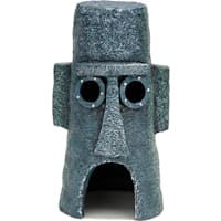 Penn Plax SpongeBob Squidward Easter Island Home Aquarium Ornament