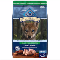 Blue Buffalo Wilderness High-Protein with Real Chicken Grain-Free, Natural Ingredients, Chicken for Puppy Dry Dog Food
