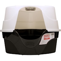 Nature's Miracle Hooded Corner Litter Box With Odor Control Charcoal Filter