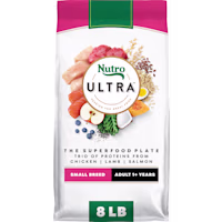 Nutro Ultra Chicken, Lamb and Salmon Protein Trio Small Breed Adult Dry Dog Food
