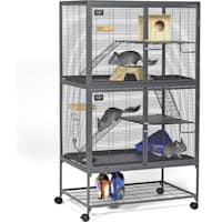Midwest Critter Nation Double Unit with Stand Small Animal Cage