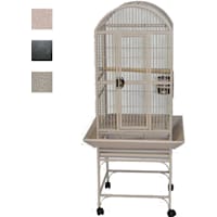 A&E Cage Company Classico Dometop Small Bird Cage in Platinum