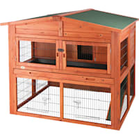 TRIXIE Natura XL Two Story Rabbit Hutch with Outdoor Run