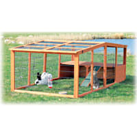 TRIXIE Natura Peaked Roof Outdoor Rabbit Run with Shelter