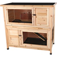 TRIXIE Natura Two Story Animal Hutch in Brown