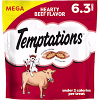 Temptations Classic Hearty Beef Flavor Crunchy and Soft Cat Treats