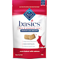 Blue Buffalo Blue Basics Salmon & Potato, Skin & Stomach Care Crunchy Dog Biscuits