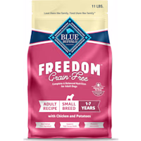 Blue Buffalo Freedom Supports High Energy Needs Chicken & Potatoes Grain-Free Small Breed Dry Dog Food